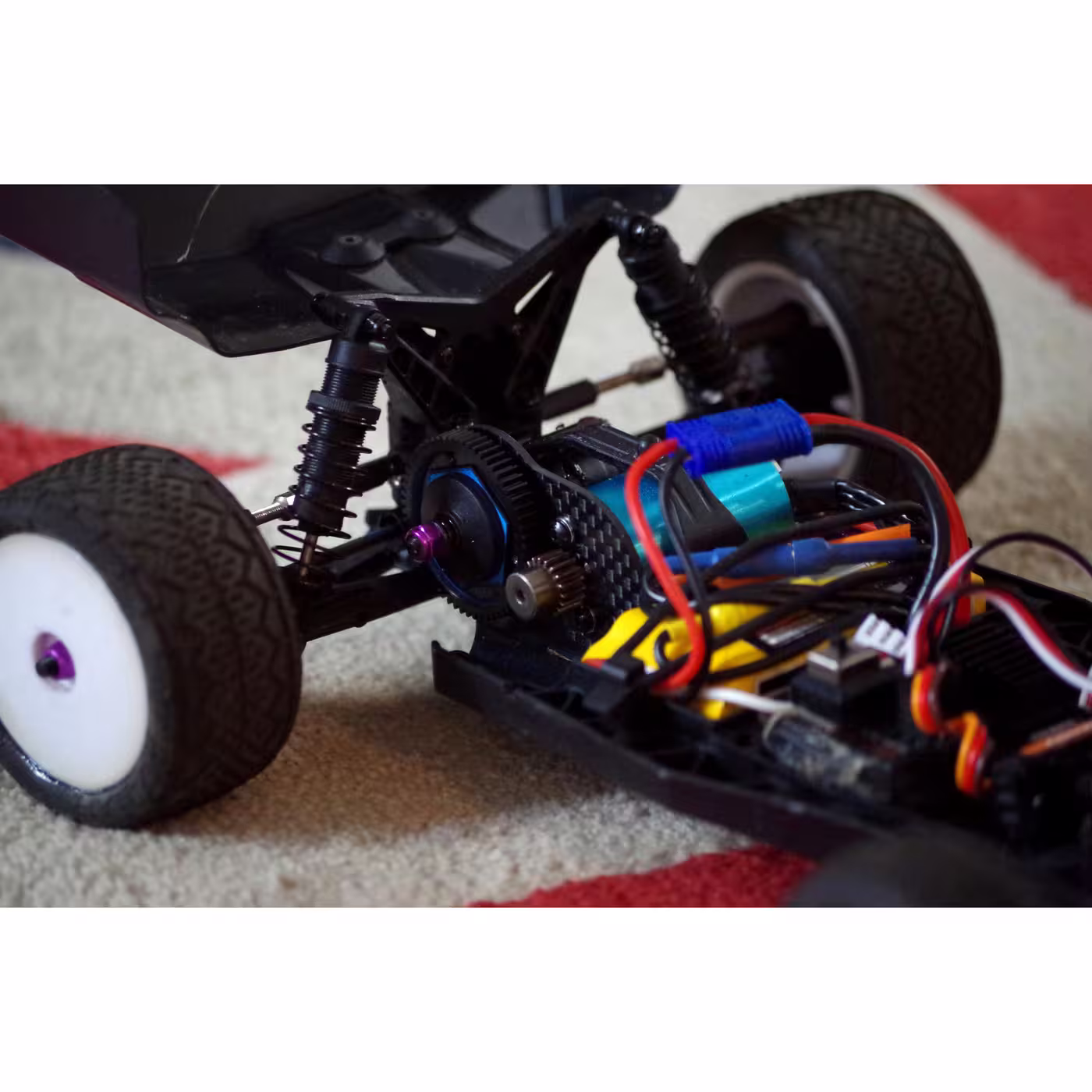 Carbon Fiber Motor Plate - Losi Mini-T 2.0 & Mini-B - Image 3